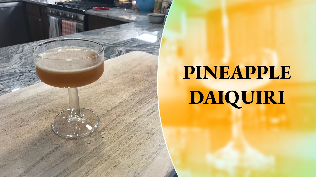 How to Make a Pineapple Daiquiri (using Pineapple Rum) - Rum Cocktails - Cocktails At Home