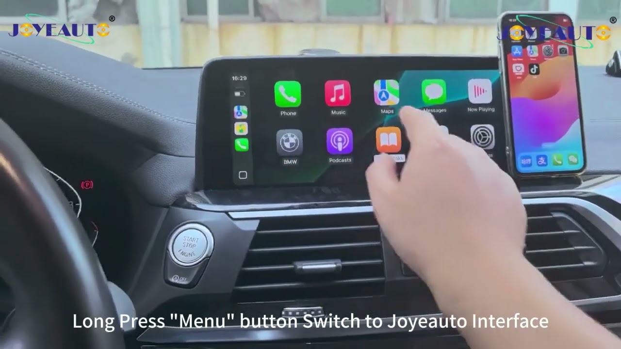 How to Add& install Wireless CarPlay Android Auto Interface for BMW NBT EVO ID5 ID6 MGU JoyeAuto Box