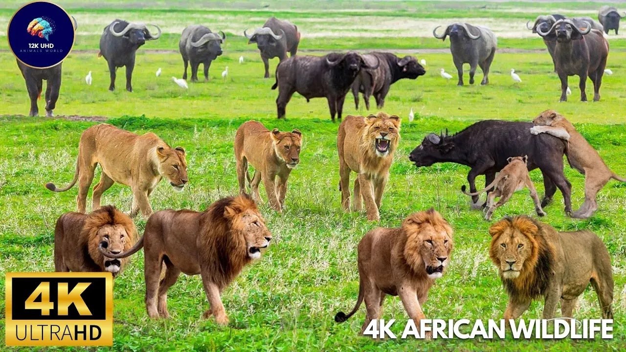 4K African Wildlife： Discovering the Untamed Beauty ｜ A Stunning Glimpse into Africa's Wilderness