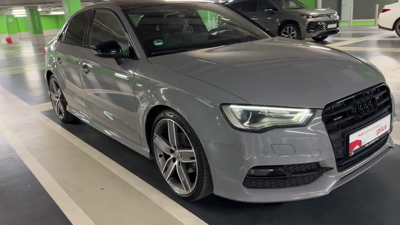 AUDI A3 8V COMPETITION 2.0TDI 150KM QUATTRO 3x S-LINE SEDAN w kolorze LY7C NARDO GREY od 