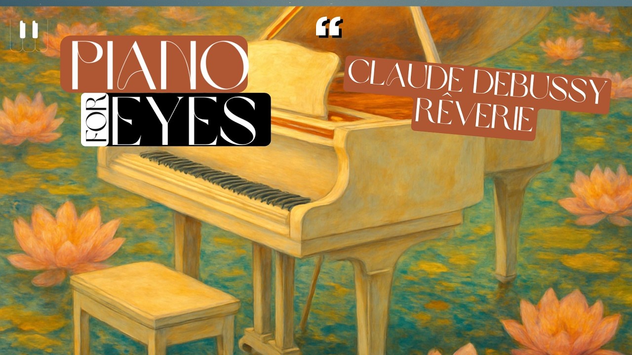 Claude Debussy: Rêverie | Relaxing Piano & Art (Monet & Picasso)