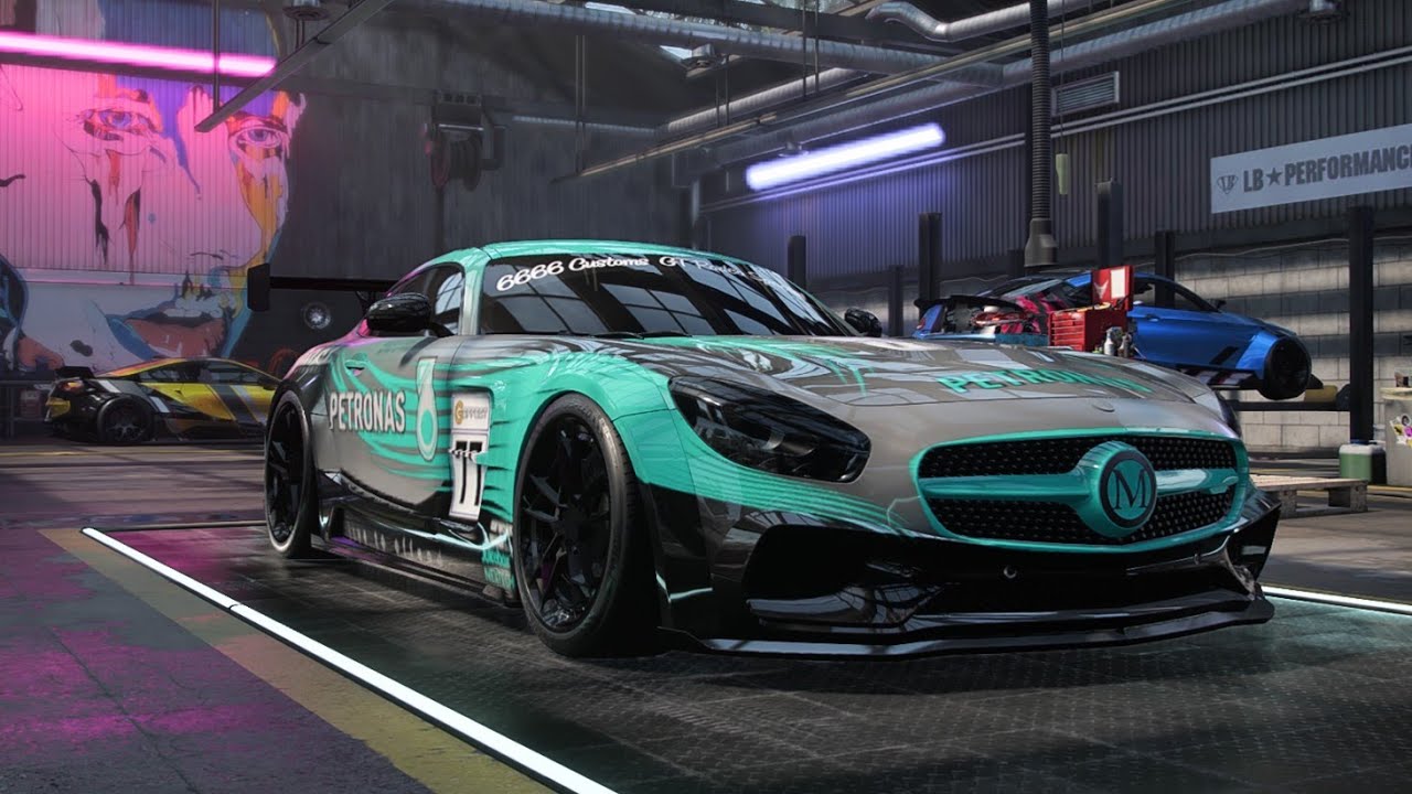 Need for Speed Heat: Mercedes AMG GT Gameplay and Customization 
