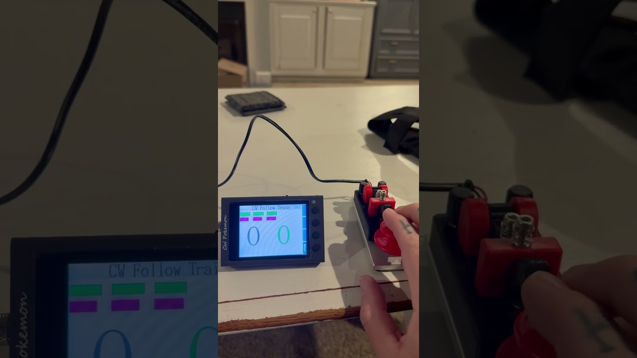 Practicing with the Hamcube #morsecode -#hamradio #hamcube
