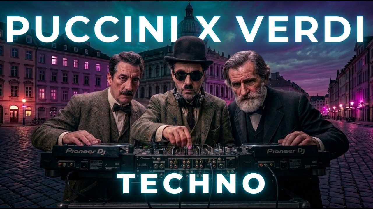 Puccini x Verdi &ndash; Melodic Techno Mix 🎹 &ndash; Techno House for Deep Focus & Study | Maestro Charlez
