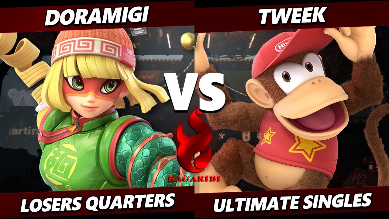 Kagaribi 13 TOP 8 - Tweek (Diddy Kong) Vs. Doramigi (Min Min) Smash Ultimate - SSBU