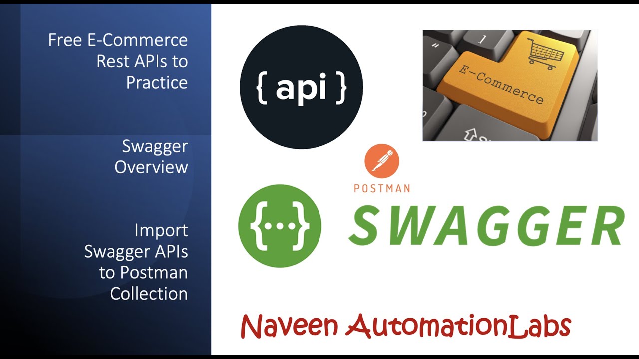 Free E-Commerce Rest APIs to Practice | Swagger Overview | Import Swagger APIs to Postman Collection