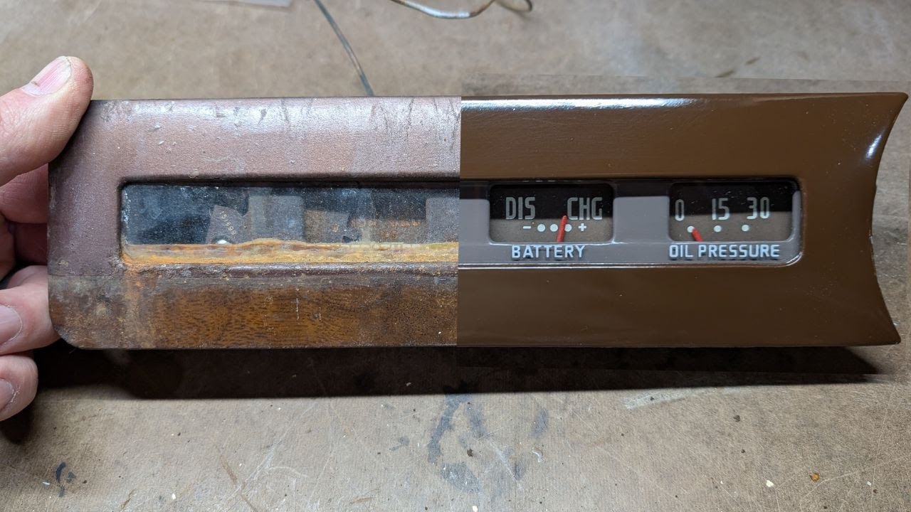 Restoration of 1948 Chevy Fleetmaster Gauges - Test & Refinish