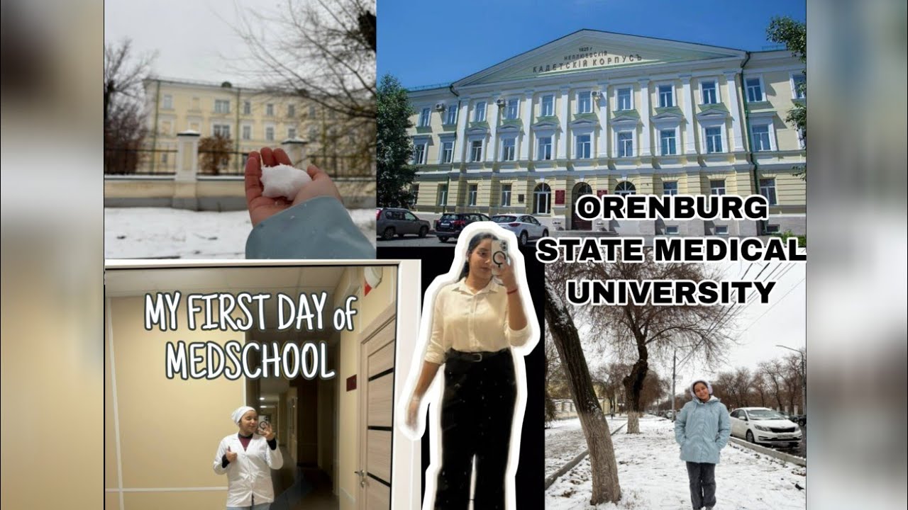 [ORENBURG STATE MEDICALUNIVERSITY] FIRST DAY OF MY MEDSCHOOL🩺FIRST SNOW❄️l  DEAN MEETING l MBBS 2024