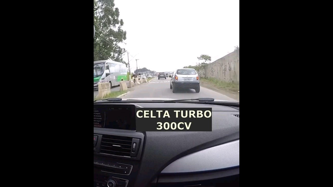 🔥🚀 CELTA 2.0 TURBO PISOU TUDO COM BMW M135 STAGE 2 CANAL JEAN DO GOL TURBO #shorts
