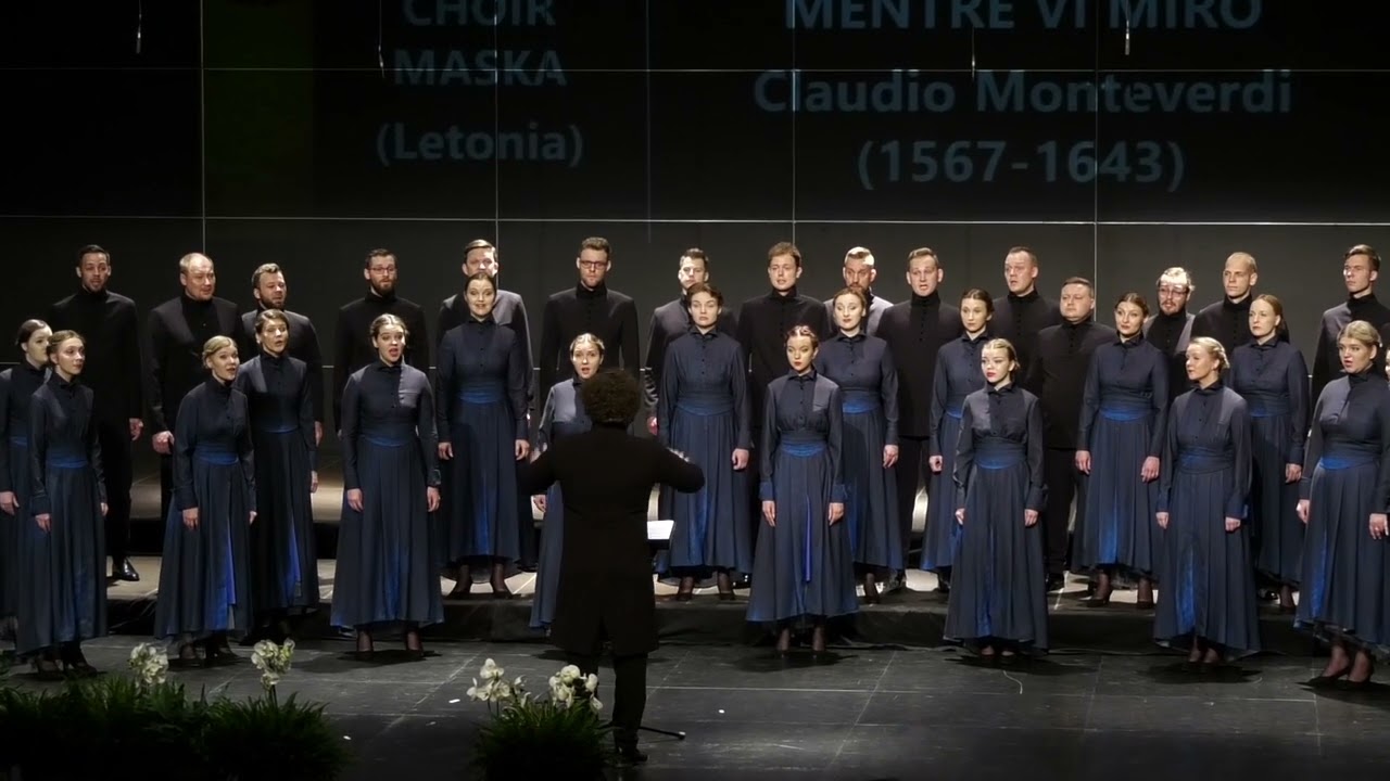 COR MIO, MENTRE VI MIRO, Claudio Monteverdi - MIXED CHOIR MASKA