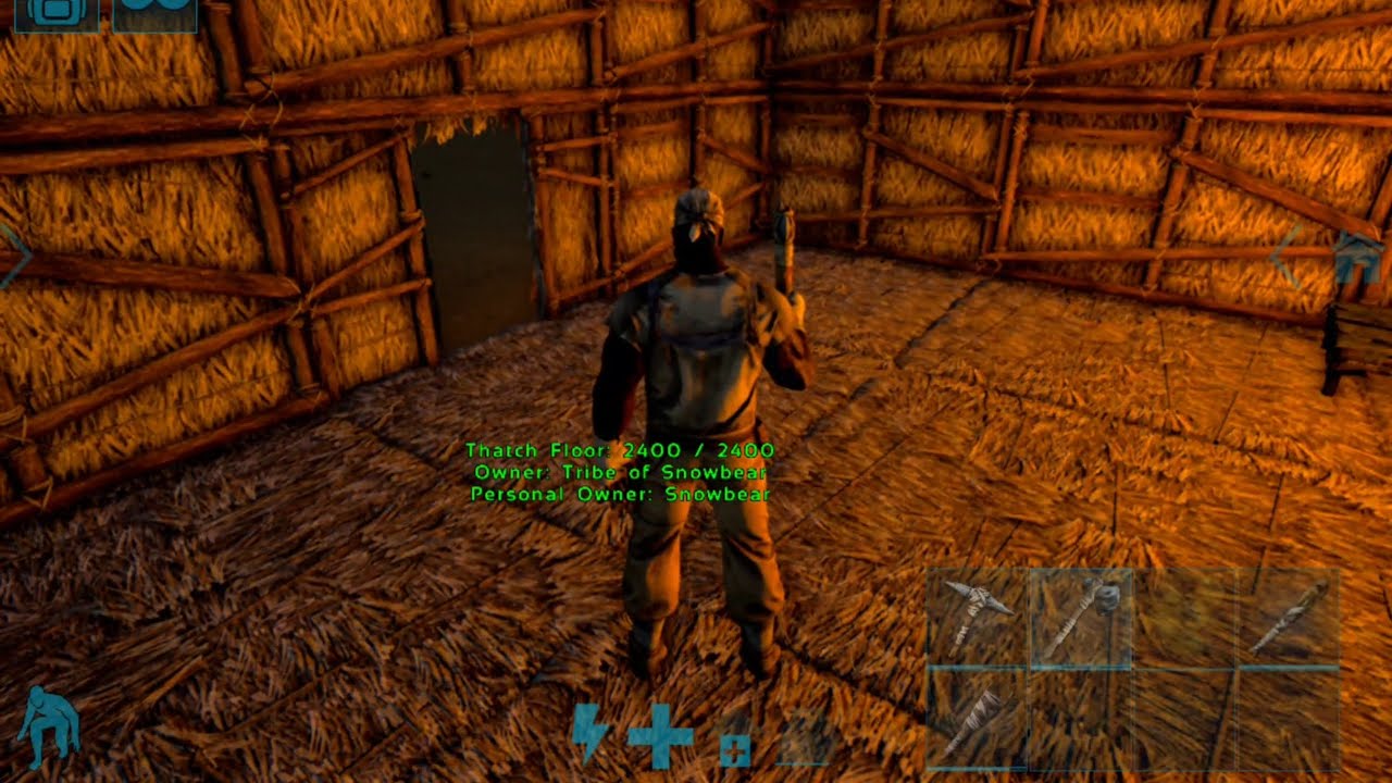 Ark Ultimate Mobile Edition - Upgrading my little 3x3 starter base from thatch to wood