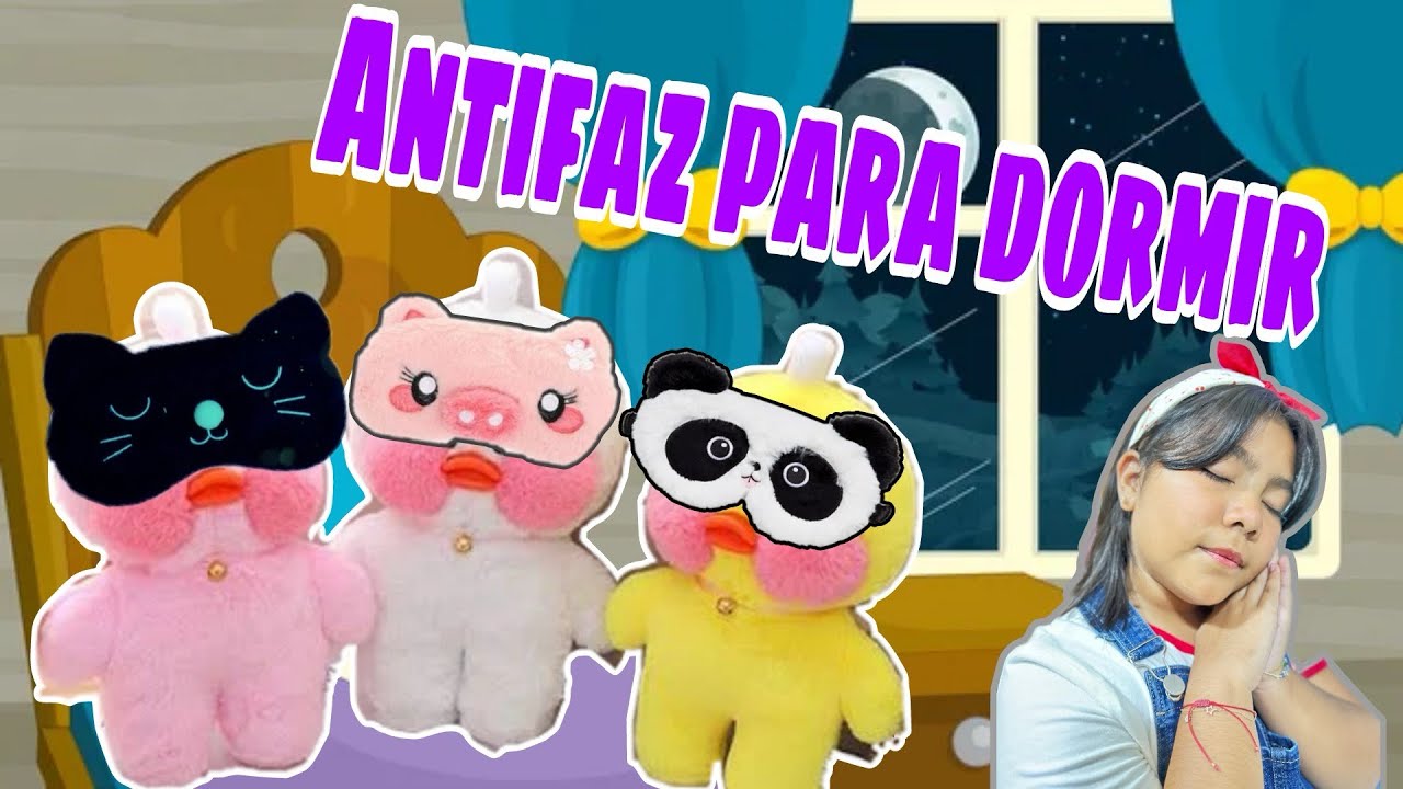 Ropa y accesorios para patito antifaz para dormir #lalafanfan #peluche