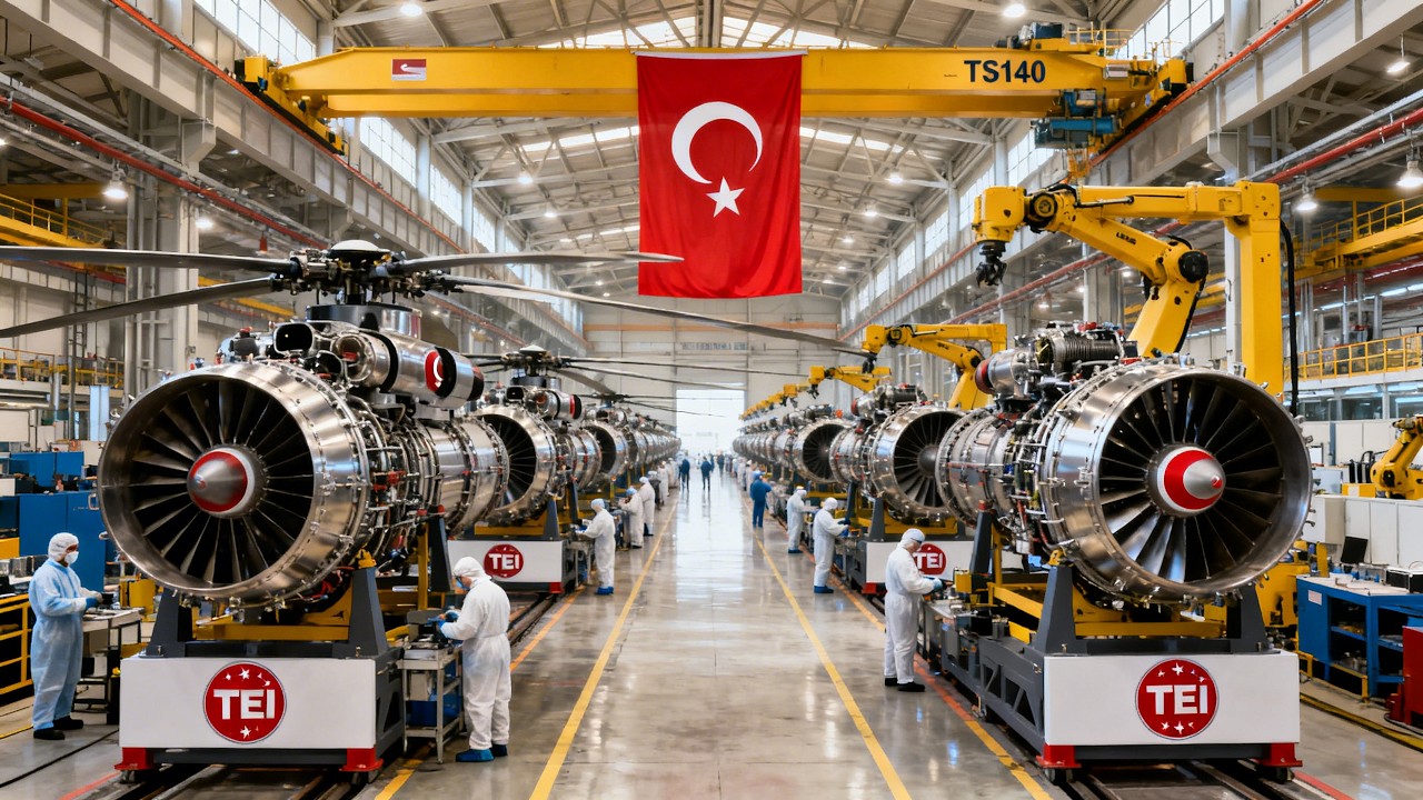 Inside the High-Tech TEI Engine Plant - Building the Heart of the Gökbey Helicopter
