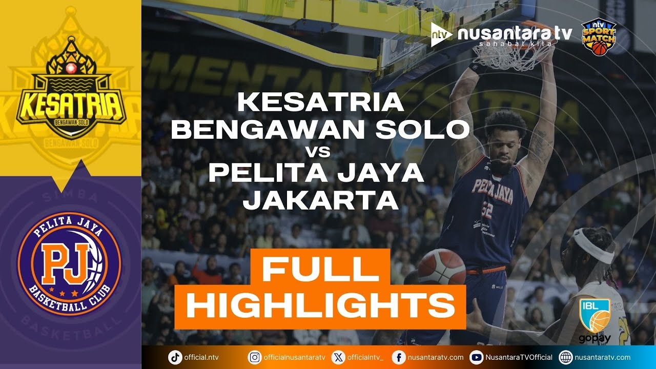 Full Highlight: Dominasi Berlanjut! Pelita Jaya Libas Kesatria Bengawan Solo 66-53 | IBL GOPAY 2025
