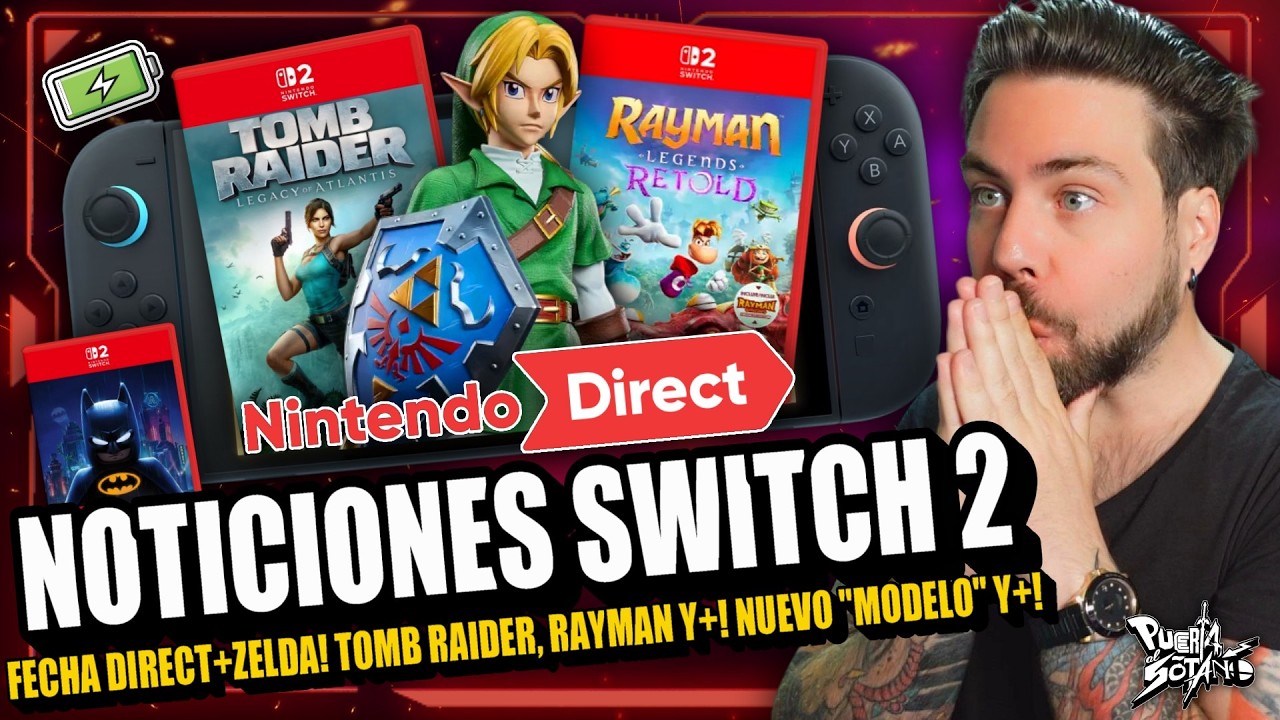 🔥NOTICIONES Nintendo Switch 2! FECHA NINTENDO DIRECT + ZELDA OCARINA! 