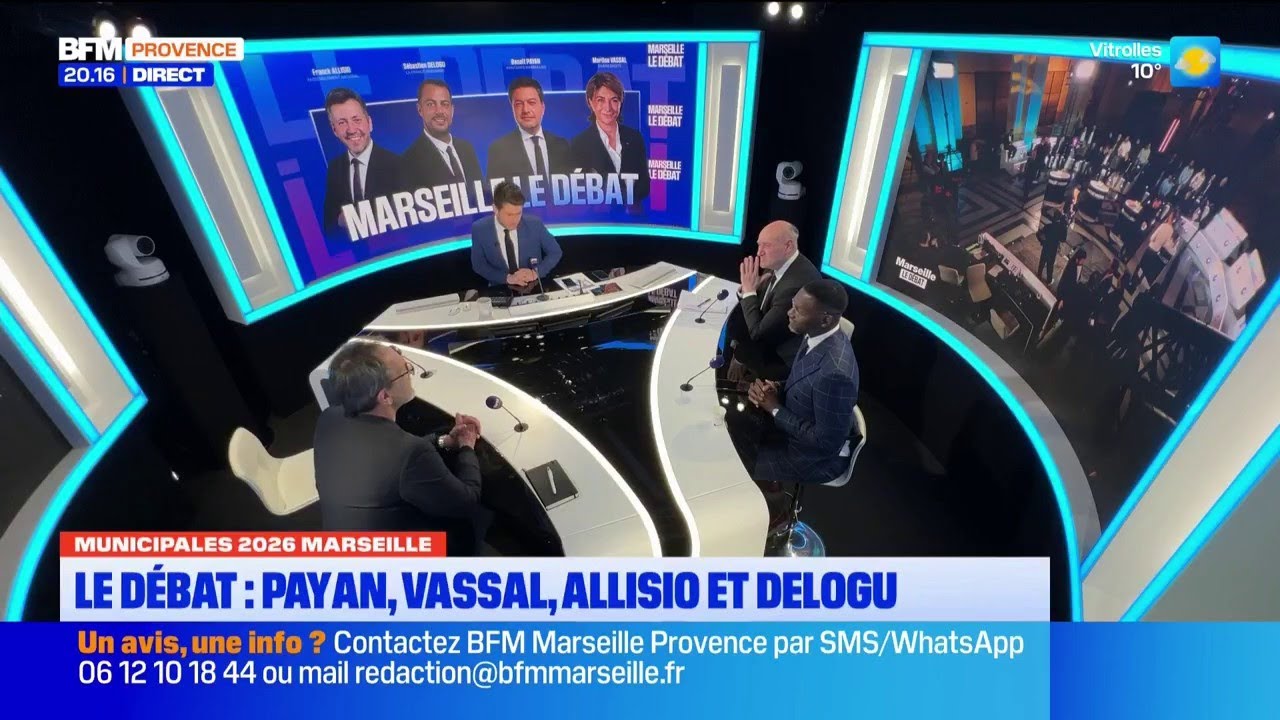 Le grand débat des municipales à Marseille : Benoît Payan, seul contre tous ?