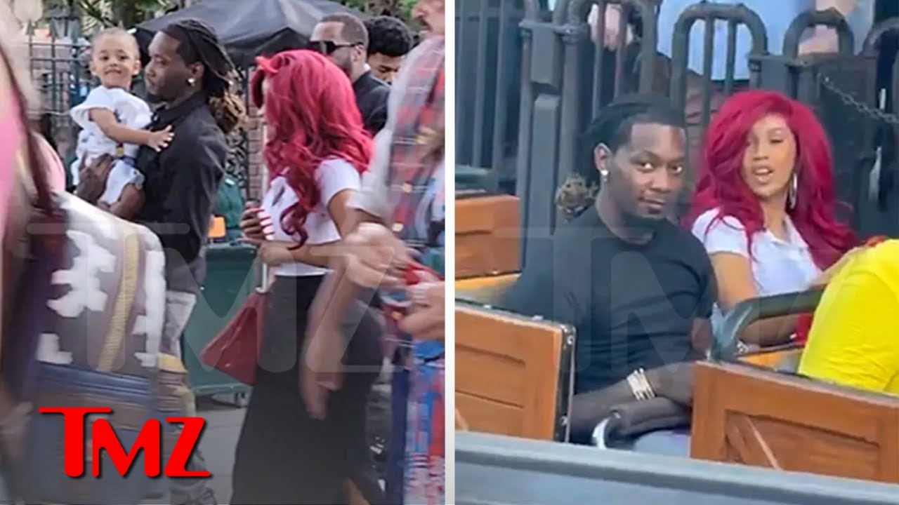 Cardi B and Offset Celebrate Wave's 2nd Birthday with Trip to Disneyland | TMZ TV