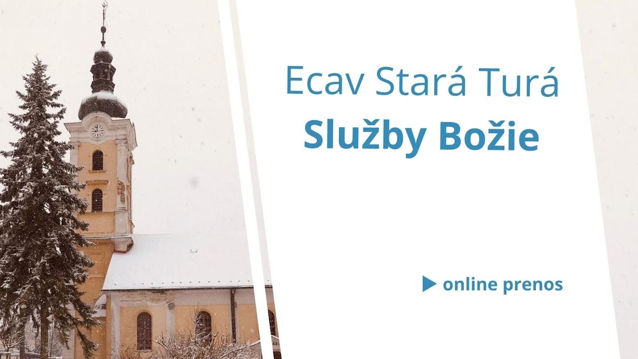 Služby Božie - | ECAV Stará Turá | 31.12 . 2025