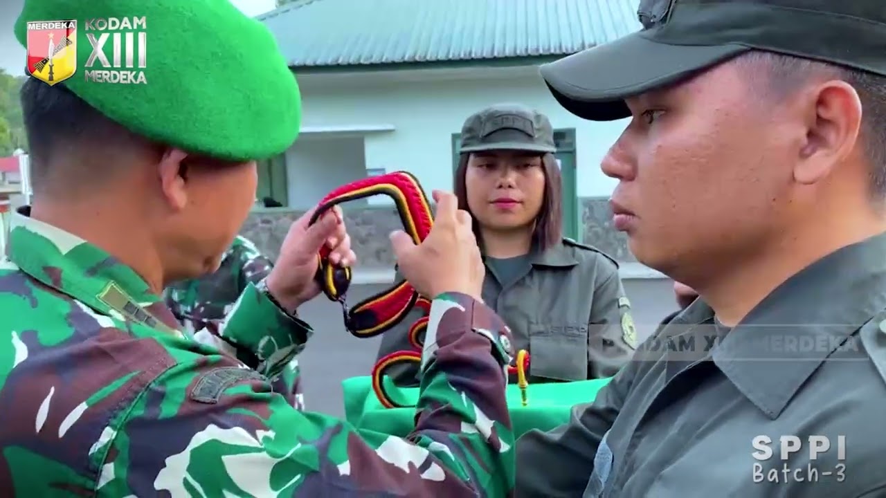 Kunjungan Kerja Mayjen TNI TjaturputraDi Diksarmil SPPI Batch 3 Rindam XIII/Merdeka