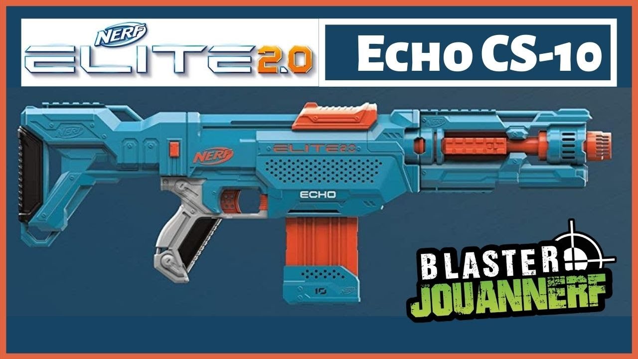 [REVUE] NERF ELITE 2.0 ECHO CS-10, le nouveau retaliator et Delta trooper ? En Français fr.