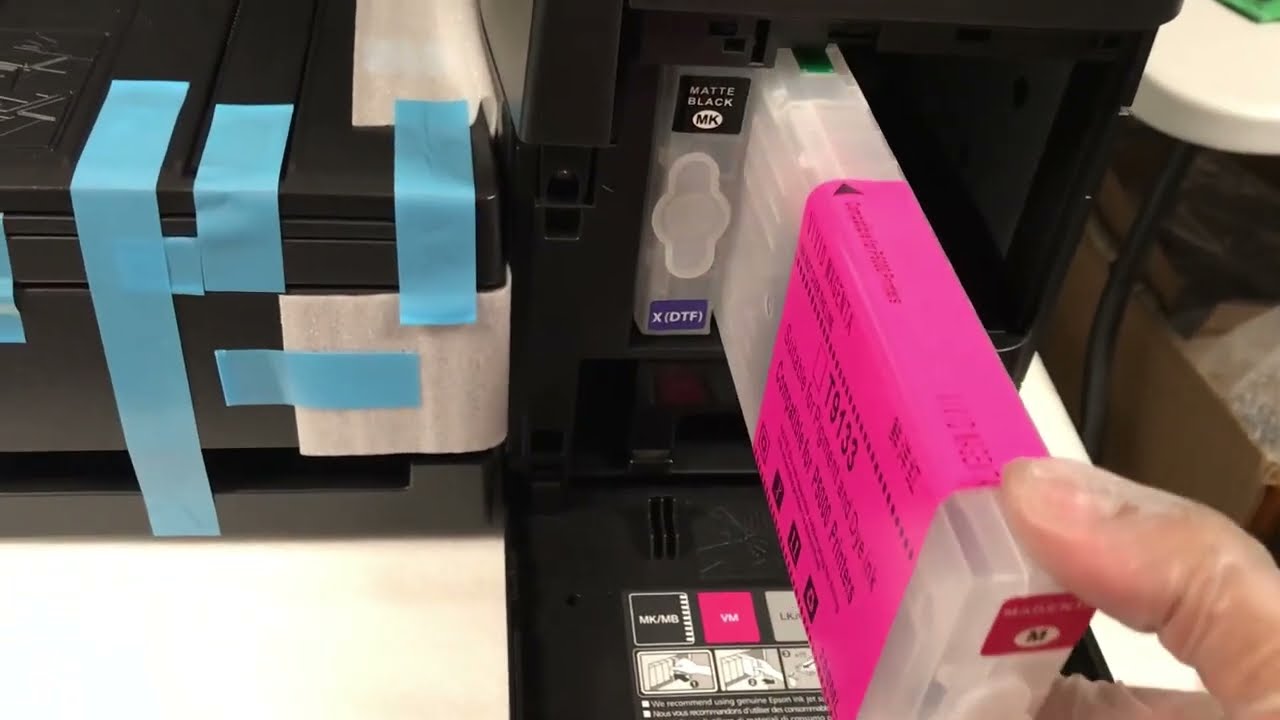 INSERTING CARTS INTO THE BAY | POP DTF P5000