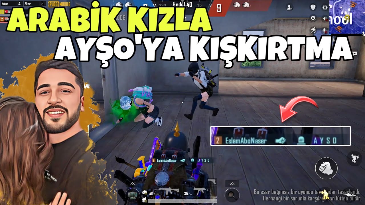 OTO EŞLEŞMEDE ARAP KIZ GELDİ AYŞO REİSİ ÇILDIRTTIK! -PUBG MOBİLE