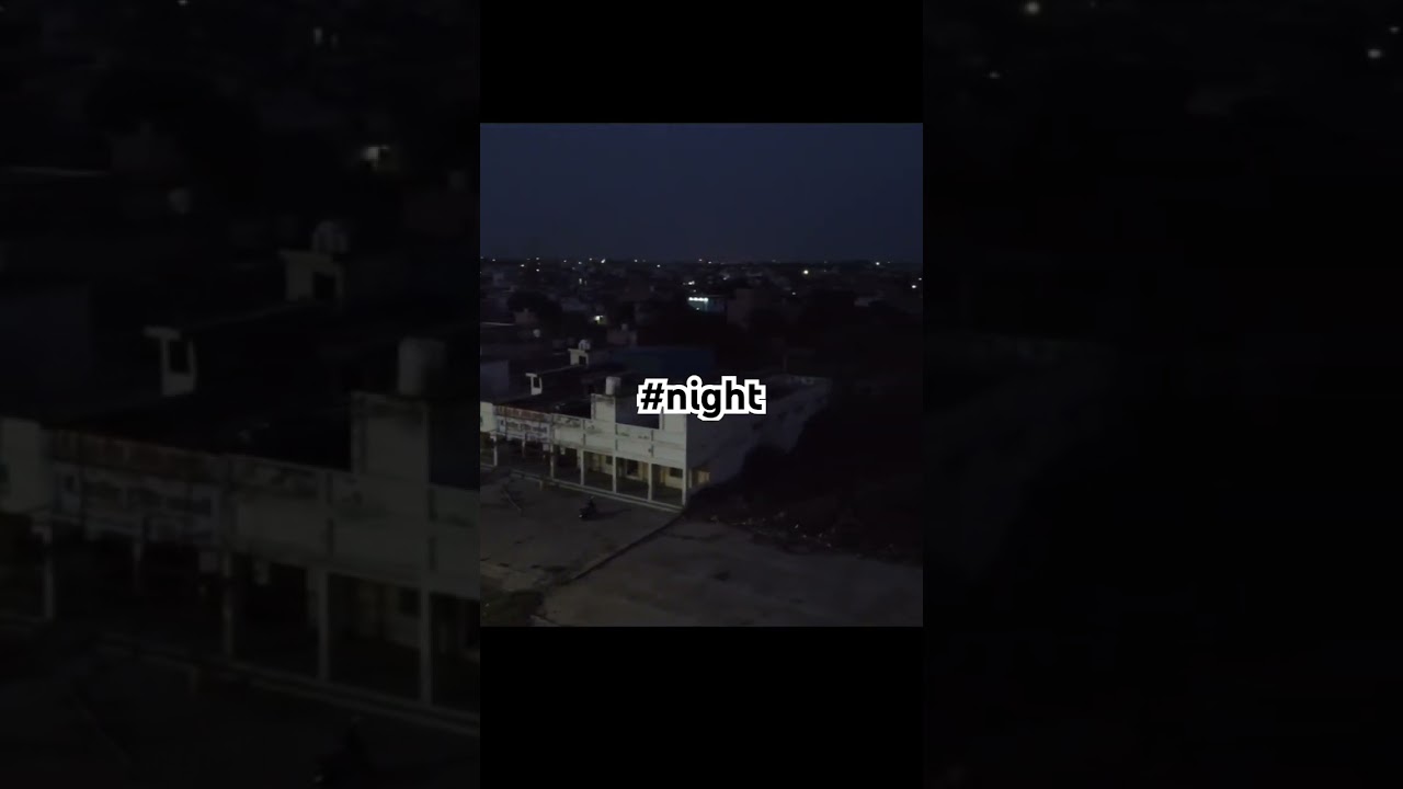 First night shot on #drone #viral #trending #india #djimini2 #nature #night #nightlife