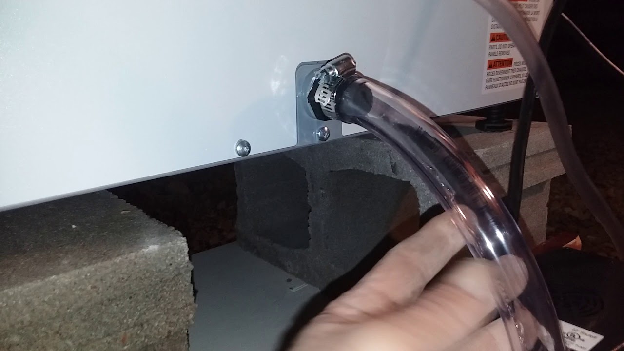 Dehumidifier installed in crawlspace Aprilair