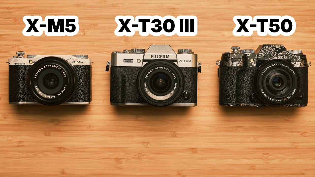 Fuji X-T30III: Compared to X-T50 and X-M5