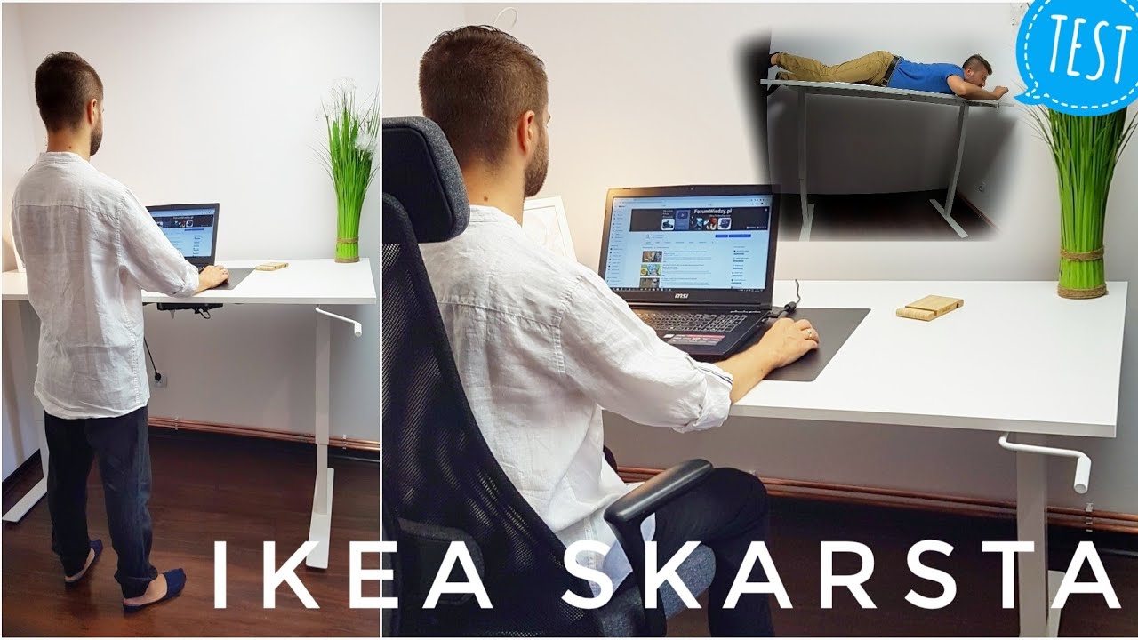 IKEA SKARSTA biurko podnoszone regulowane | ForumWiedzy