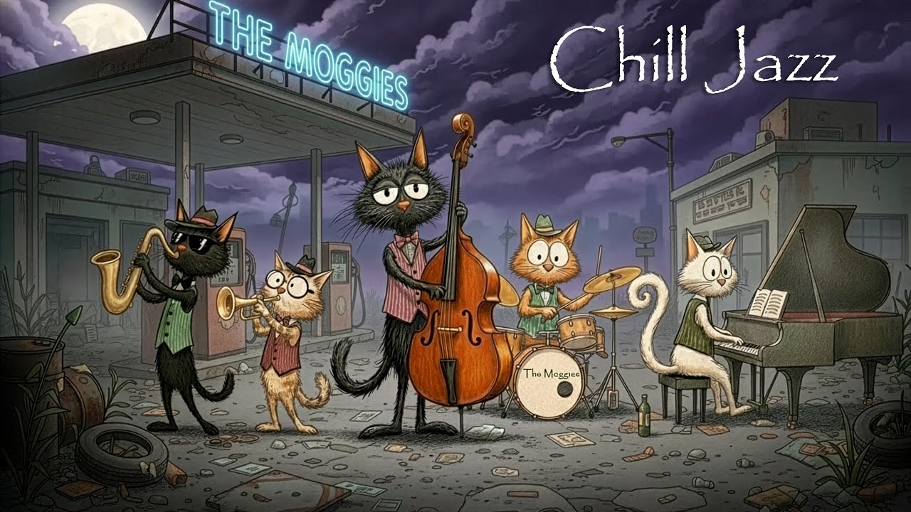 Работаете допоздна сегодня? 🌙 Спокойный джазовый микс | The Moggies
