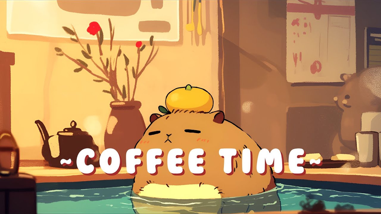 [Extended Mix] Capybara Chill Station | Relaxing Tunes Collection 🦫 🌙 📖 | Continuous Mix