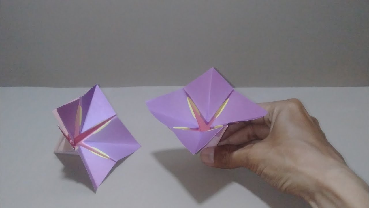 Easy origami flower tutorial | Hello origami lovers