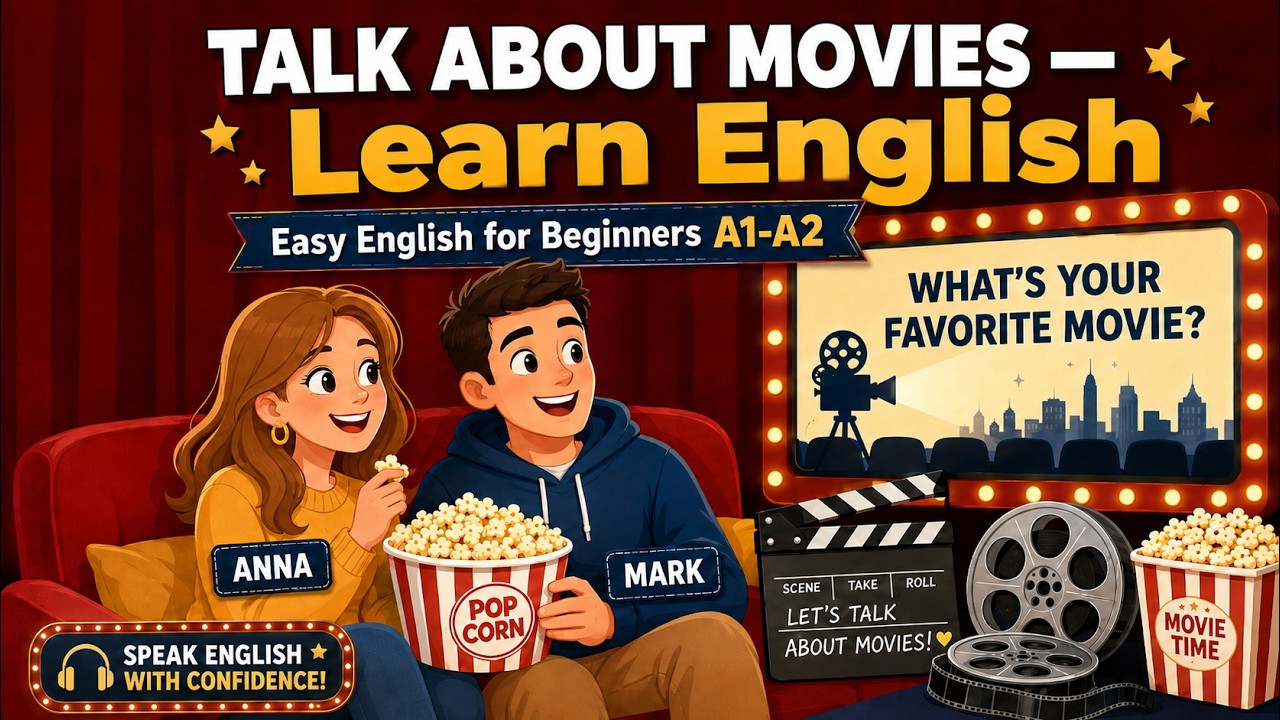 Favorite Movies  - Talk About Movies in English | Easy English Podcast | English for Beginners