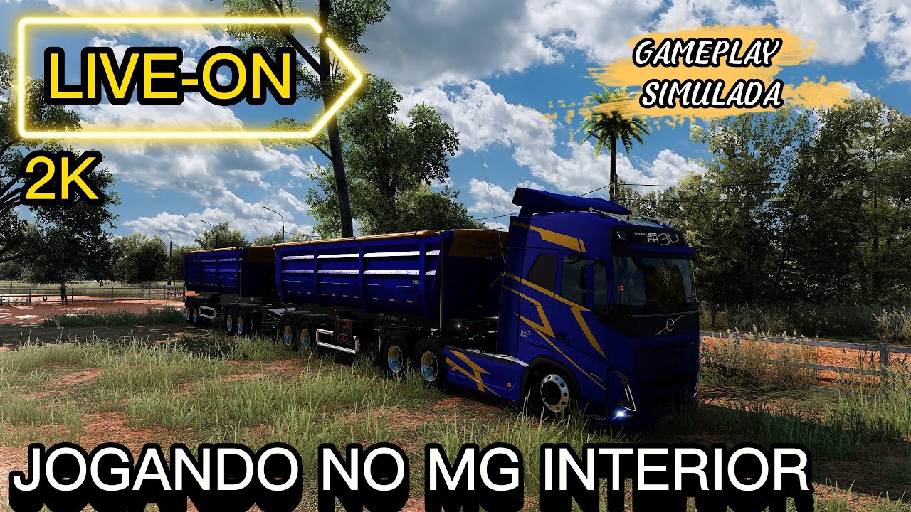 LIVE - ROTA DO GRÃO MG INTERIOR | Euro truck Simulator 2 1.58  #ETS2 #EUROTRUCK2