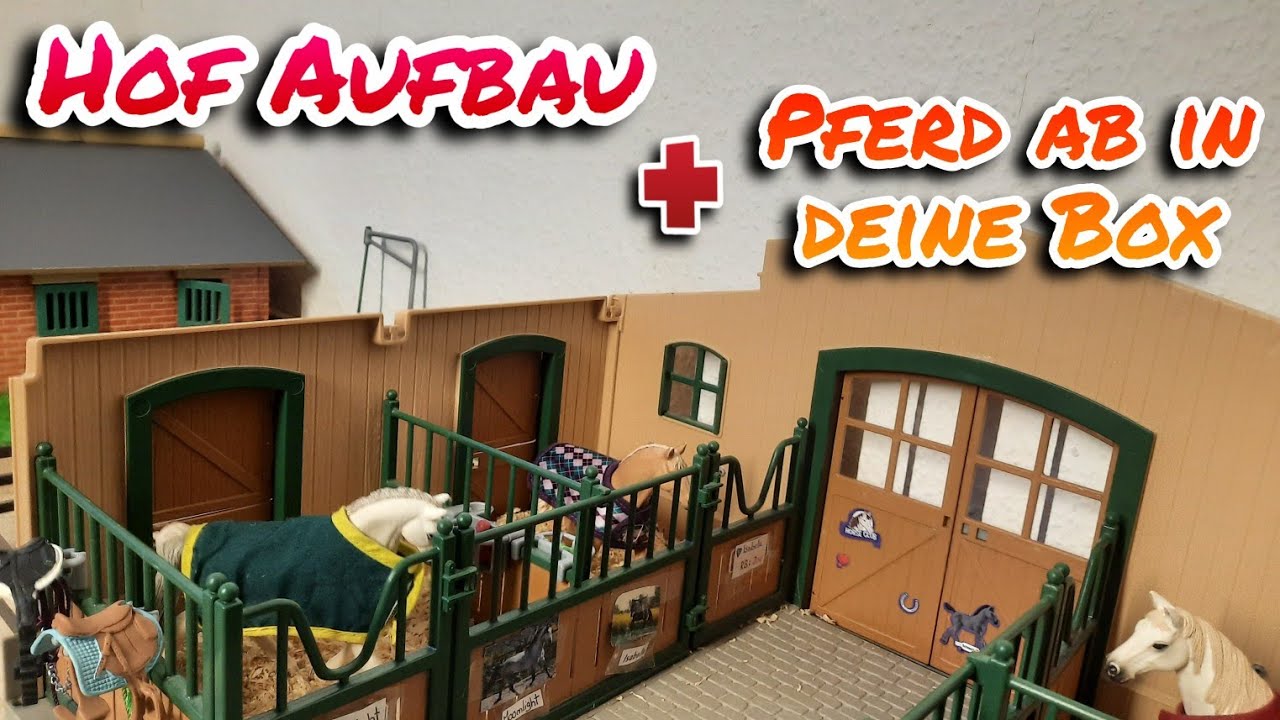 ‼ ALLES NEU 😍 Hof Aufbau + Pferd ab in deine Box | Schleich Video 🐴