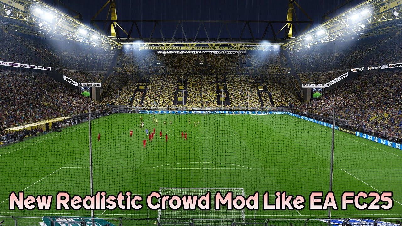 New Realistic Crowd Mod Like EA FC25 - PES 2021 & Football Life 2025