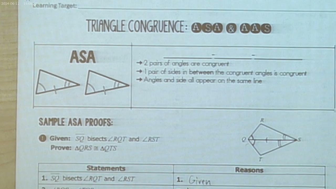 Formal Geometry 6.0c ASA AAS HL Review
