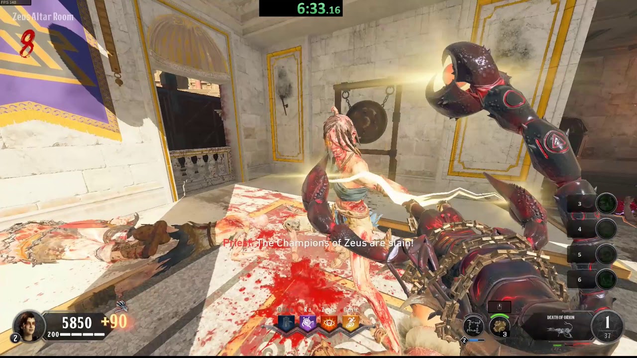 (OLD)BO4 IX Easter Egg Speedrun Solo World Record 37:22