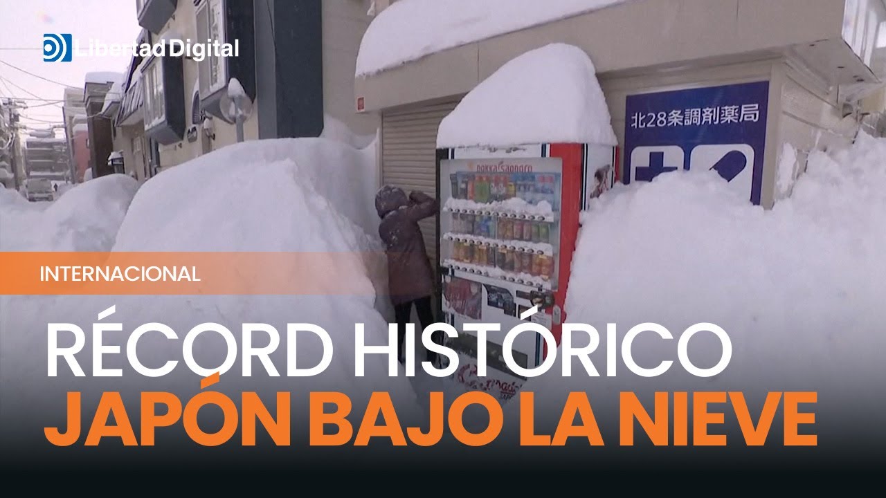 Nevada histórica en Japón: El temporal que sepulta Hokkaido y Sapporo