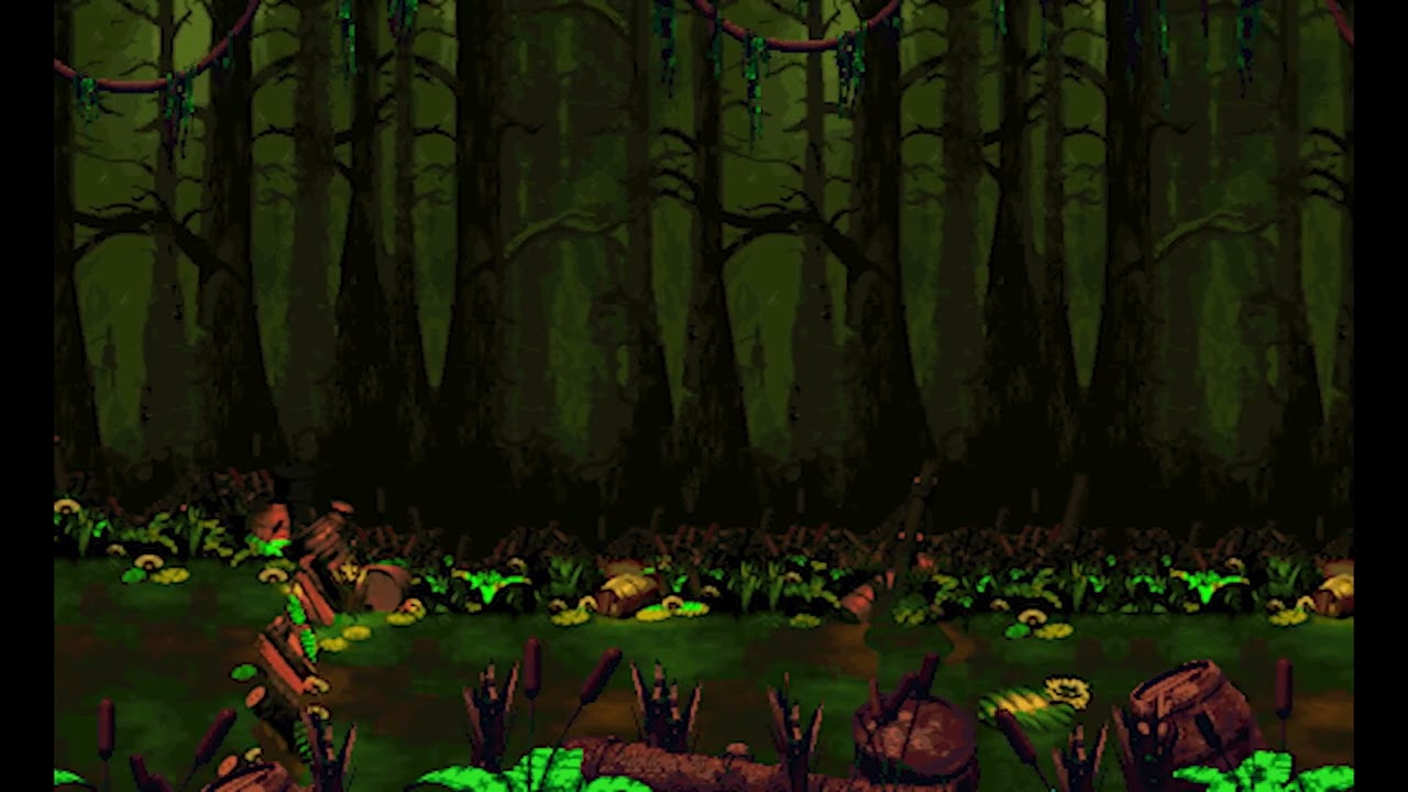 SNES - Donkey Kong Country 2 - Bayou Boogie