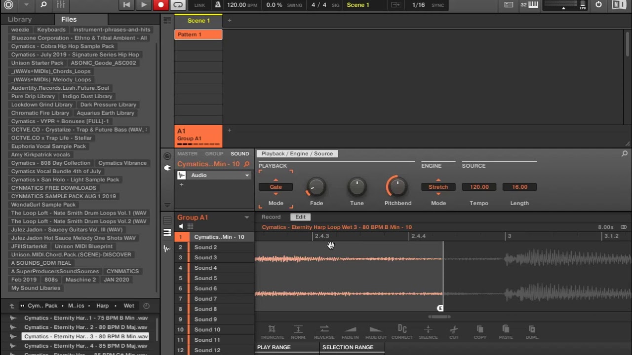 Maschine 2 9 1 Time Stretch samples