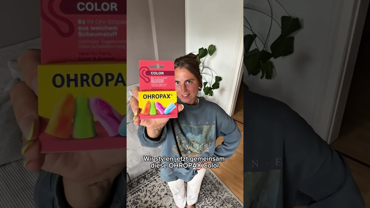 OHROPAX Color bringt Farbe in den grauen Herbst. #ohropax #ohropaxcolor