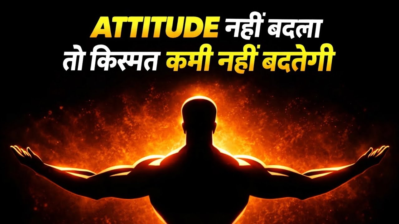 ATTITUDE Nahi Badla Toh KISMAT Kabhi Nahi Badlegi | Powerful Motivational Speech Hindi