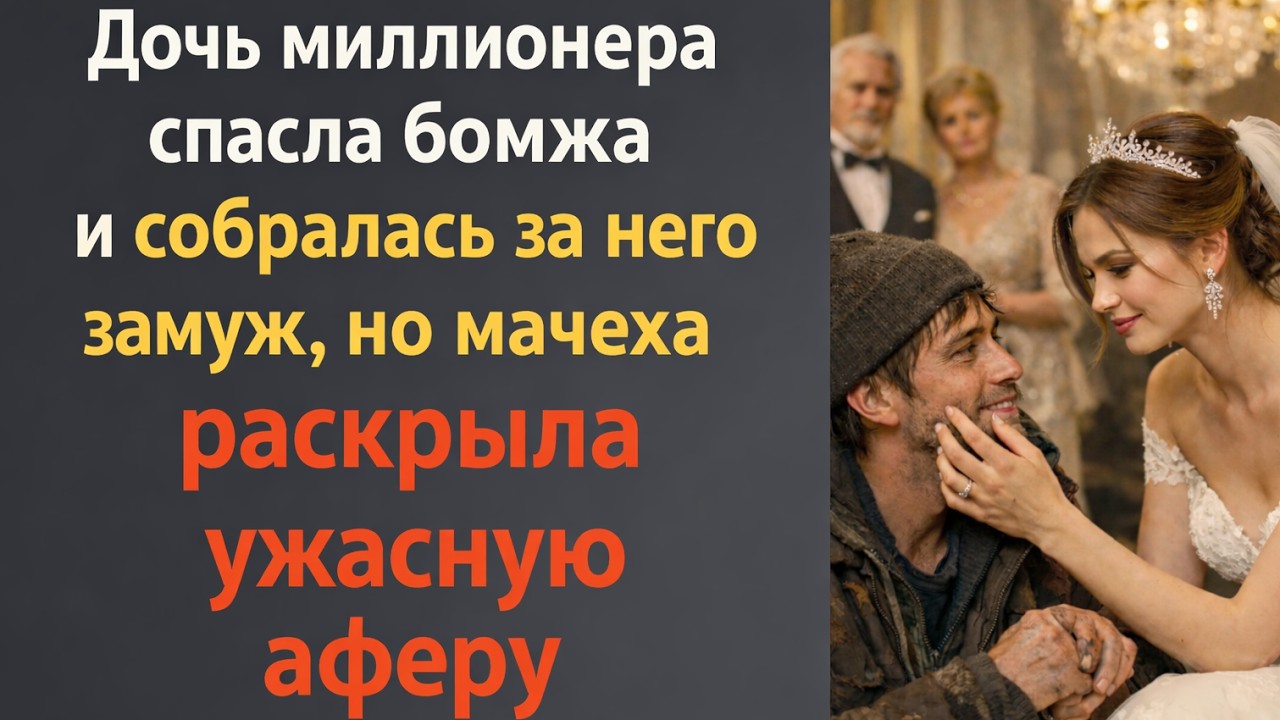 Дочь миллионера спасла бомжа и собралась за него замуж, но мачеха раскрыла ужасную аферу