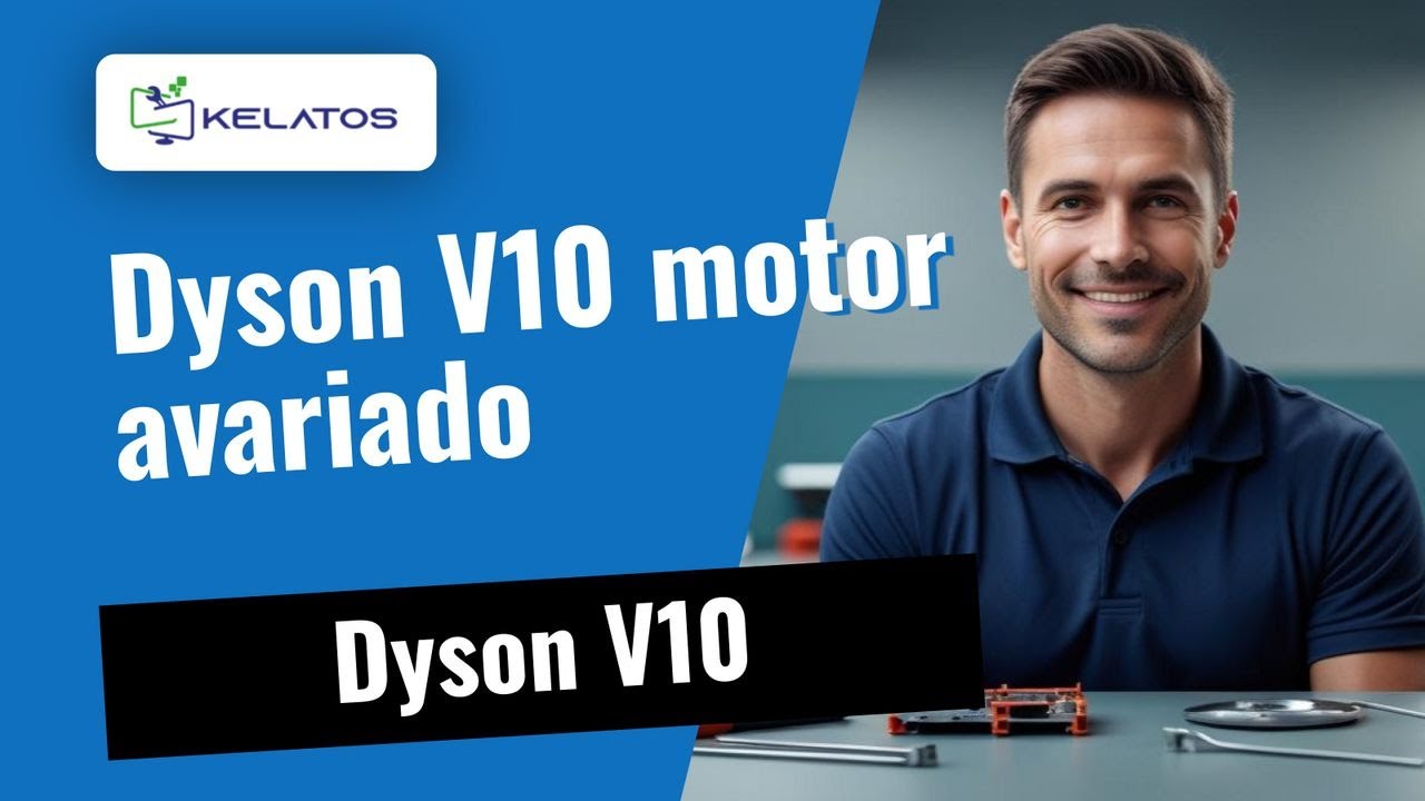 Aspirador Dyson V10 motor avariado, substituição do motor 🔧