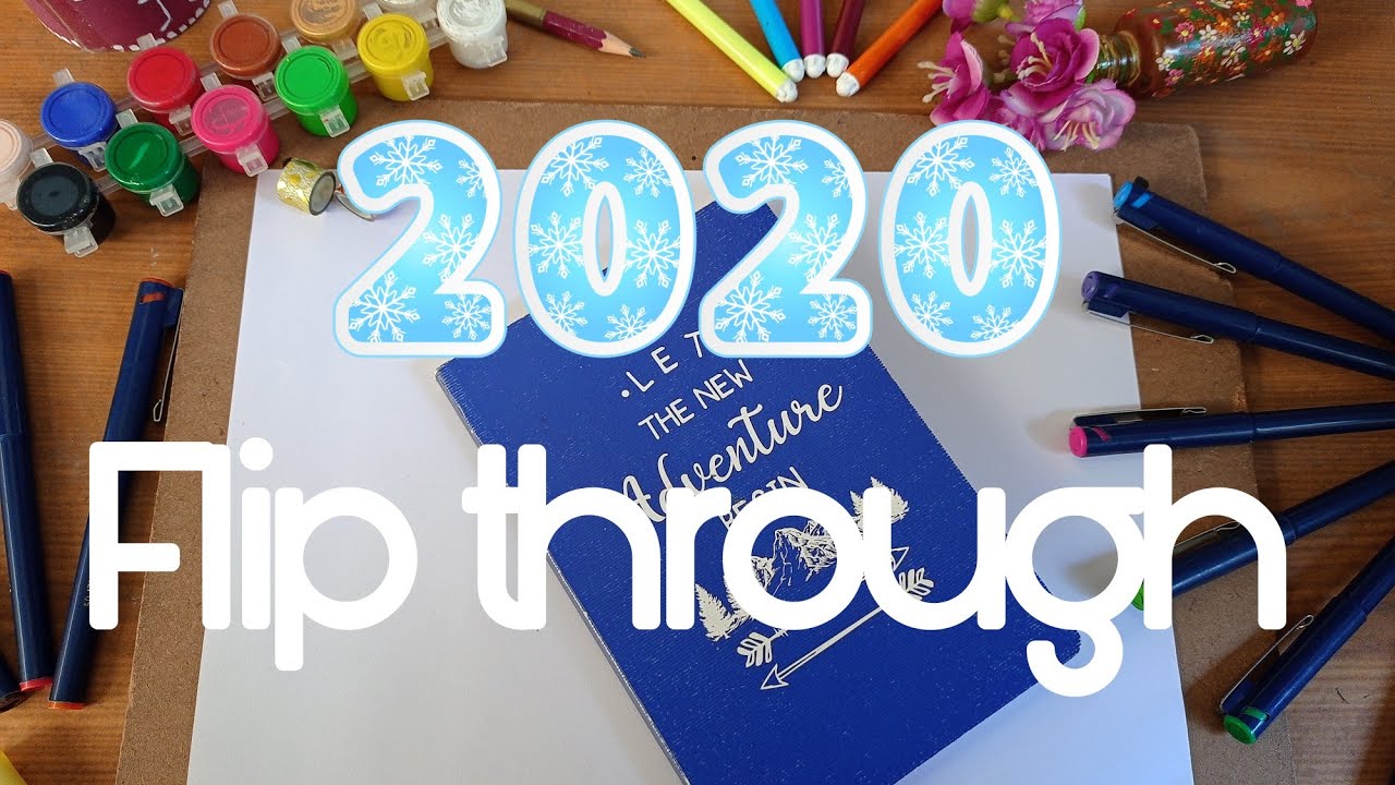 My 2020 bullet journal flip through #bujo2020 #bulletjournal #bulletjournalflipthrough