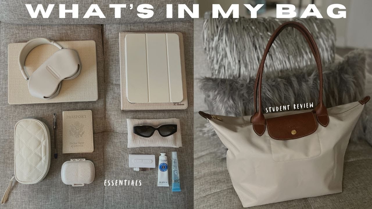 What's In My Bag? 2025 Longchamp Le Pilage Tote (Essential Everyday Items) | Xanthe Naomi