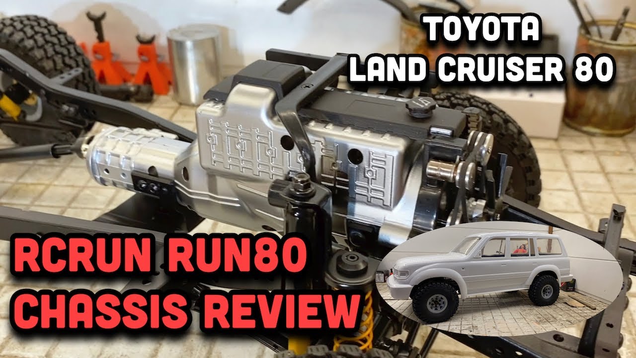ОБЗОР шасси RCRUN RUN80 и первый взгляд на Toyota Land Cruiser 80 серии