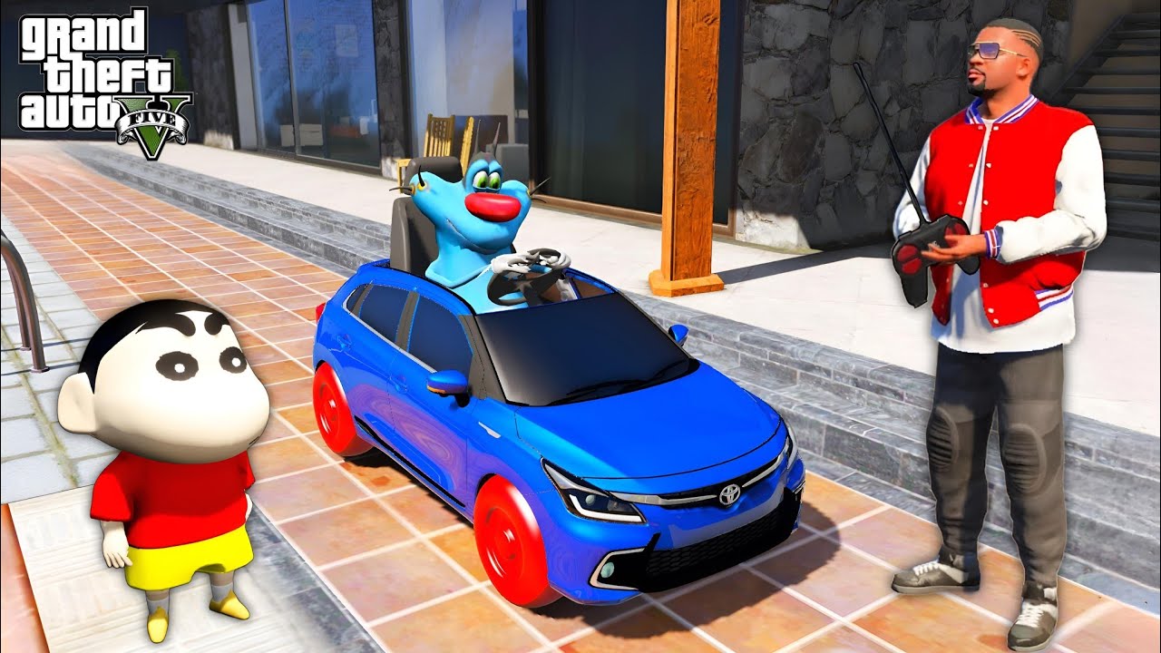 Franklin & Shinchan Buy Mini RC Toyota Glanza Toy Car in Gta 5 | Gta V Gameplay